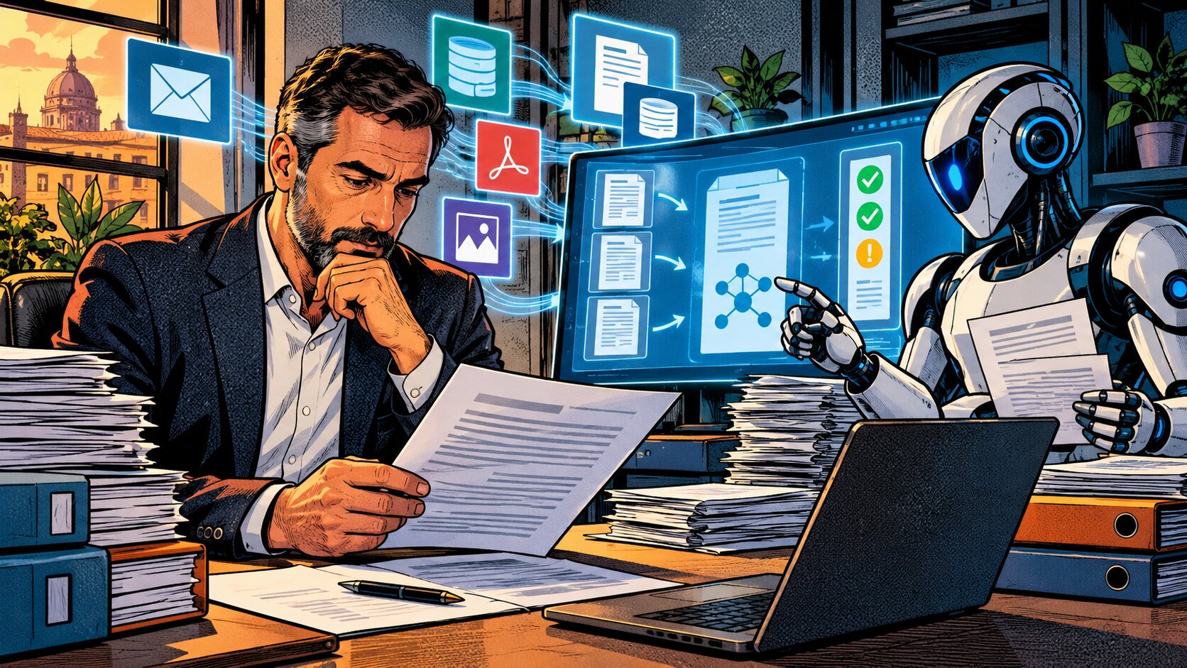 AI professionale: 41 documenti in pochi minuti