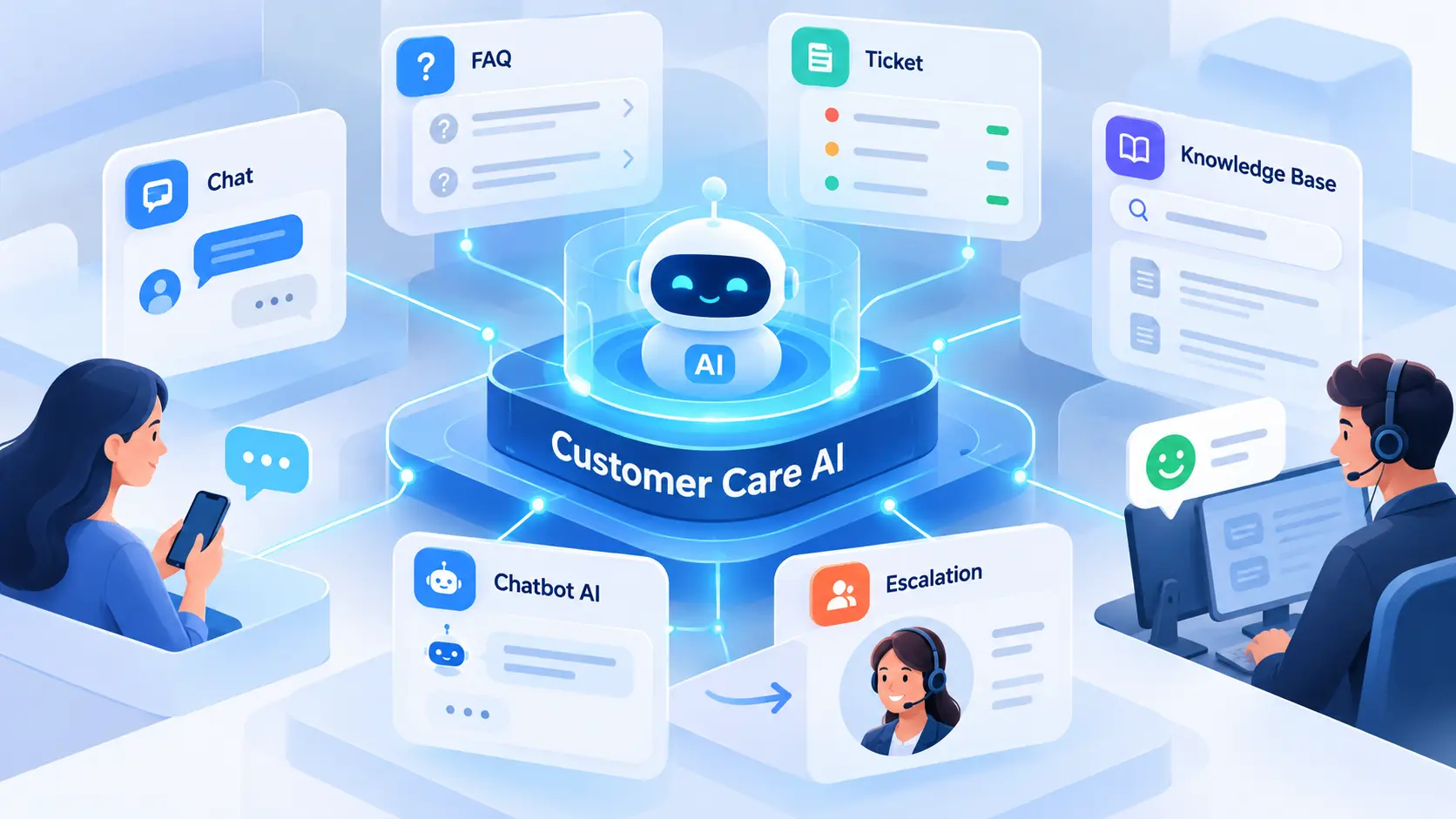 Customer care AI: come funziona e cosa può fare nella gestione dei clienti